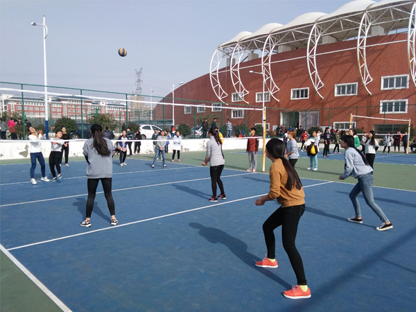 信息工程系在院排球赛中表现优异    