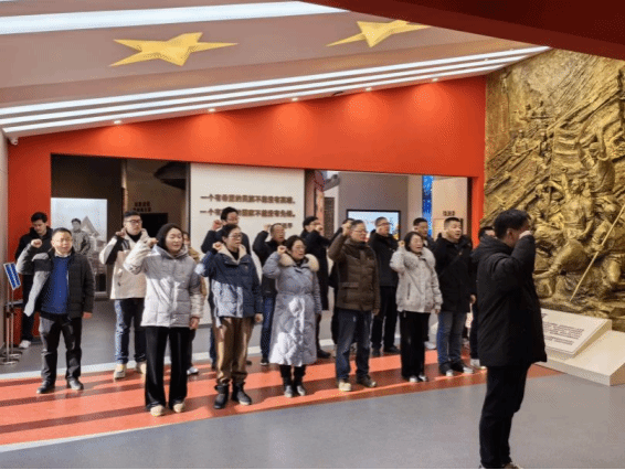 信息工程学院电子信息系党支部赴滁州革命纪念馆开展主题党日活动